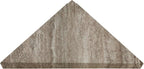 Palisade Vinyl Waterproof Corner Shower Shelf in Grecian Earth