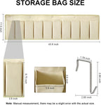 RV Shoe Pockets 10 Pockets Heavy Hanging Bedside Storage Organizer with Sturdy Hooks Storage Pockets Hangs on bed for Shoes Toys and Tool Accessories