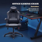 Ergonomic Office Chair High Back Desk Chair Height Computer Chair Big and Tall Office Chair with Adjustable Headrest and Lumbar Support Black