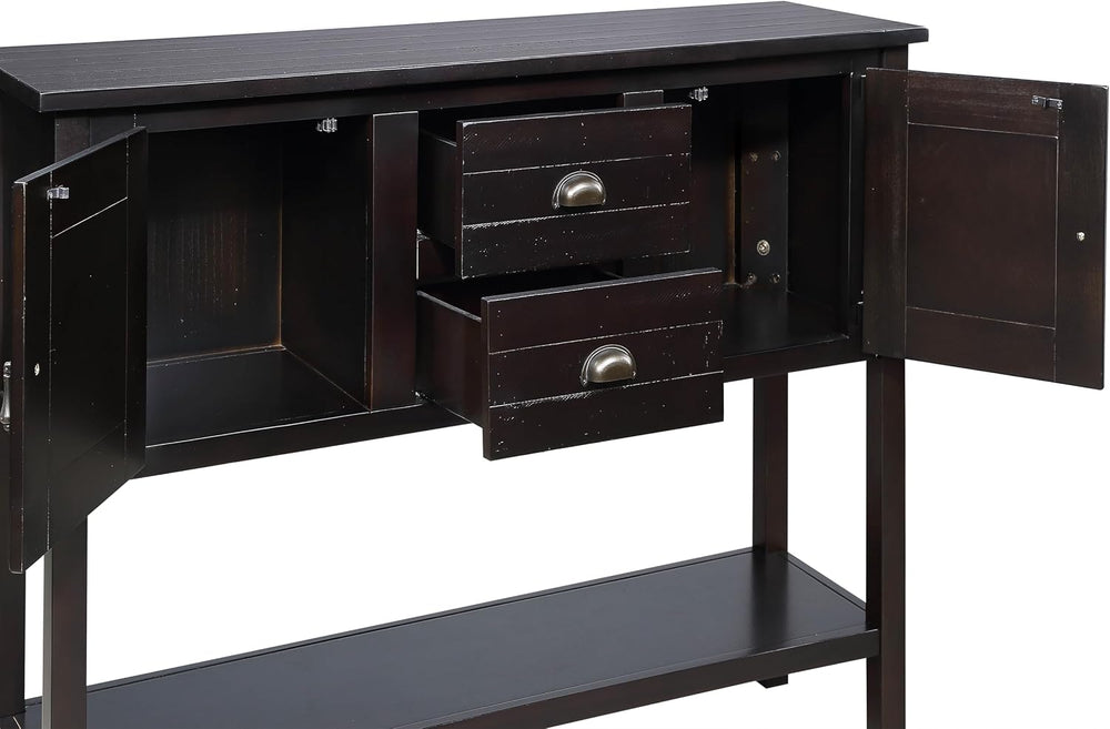 Knocbel Farmhouse 48 Inches Long Console Table for Entryway, Entry Hallway Fo...