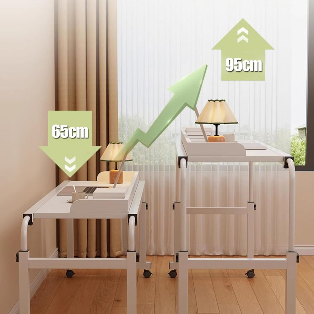 Adjustable Overbed Table - Height Length Adjustable Medical Overbed Table,Que...