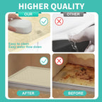 Under Sink Mat, 19"x22" Under Sink Mats for Kitchen, Silicone Waterproof Under Sink Liner, Sink Cabinet Organizer Tray with Drain Hole (Beige, 19X22)