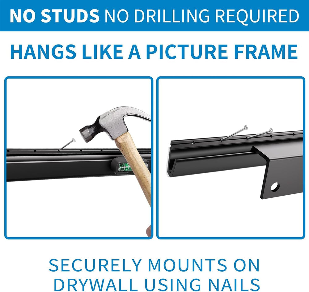 Antimbee Studless Drywall TV Mount for 32-75 inch TVs, No Stud TV Wall Bracke...