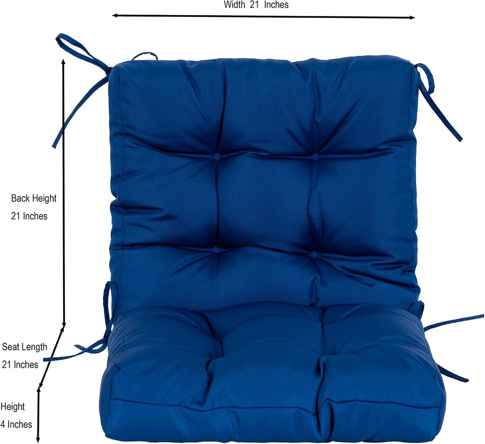 QILLOWAY Outdoor Chair Cushion for Patio Furniture, Waterproof Patio Cushions...