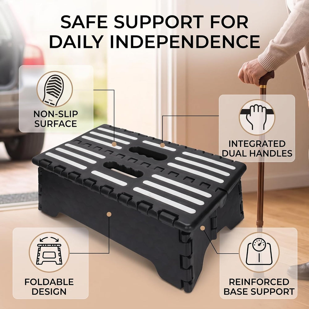 Generic Portable Folding Step Stool Nonslip for Elderly Assistant Lightweight...