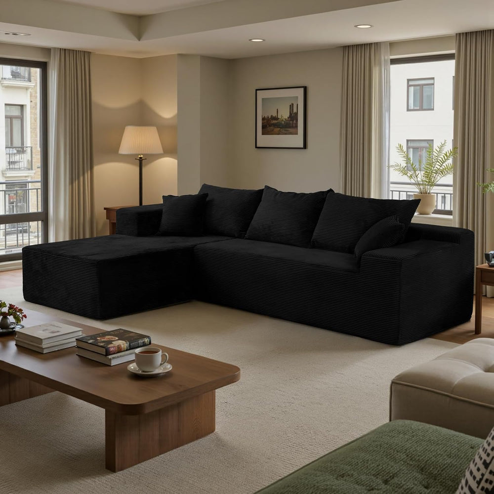 Couch, 102.4" Sectional Couches for Living Room with L Shape Sofa | Clou...