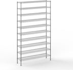 14" Deep x 54" Wide x 96" Height Wire Shelving Kit | 10-Tier | NSF Commercial Storage Rack Unit
