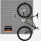 Slat Wall Paneling Garage Slat Wall Storage Systems, Slatwall Panels 4x4 ft Garage Tool Organizer Wall Mount, PVC Wall Panels Garage Wall Organizer Grey Slatwall Wall Panels for Interior Wall Decor