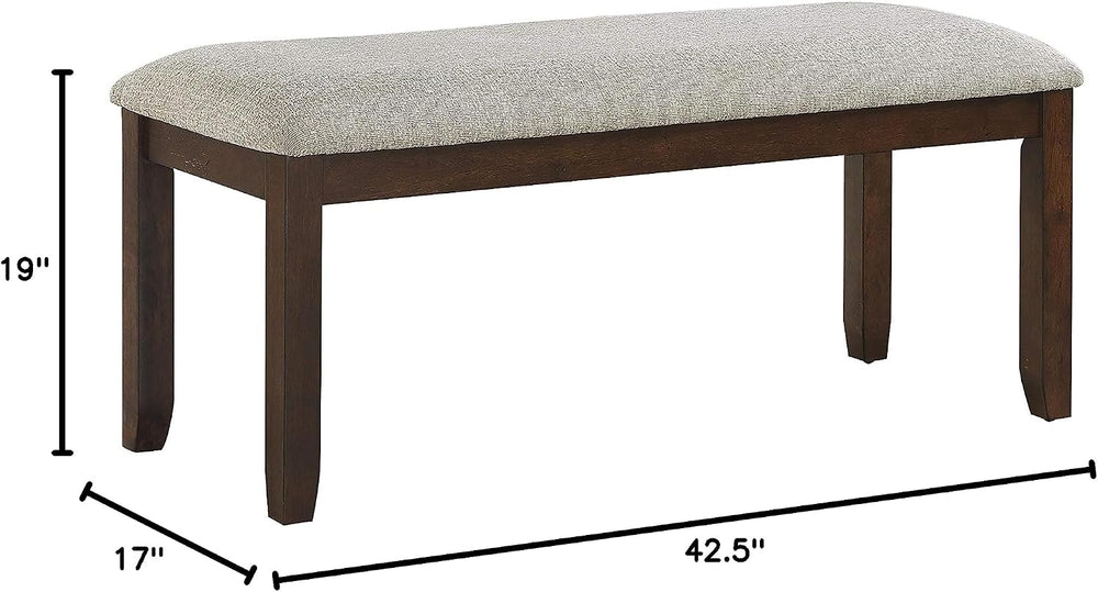 Lexicon Willow Dining Bench, Dark Cherry
