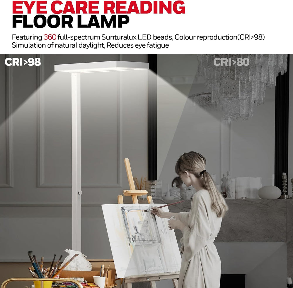 Honeywell 02E Max Sunturalux LED Floor Lamp 16000LM for Home Office