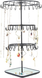 Multi-layer Jewelry Organizer Chic Box Metal Jewelry for Ladies Stylish Storage