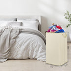 SNIGJAT Large Laundry Hamper, Tall Laundry Hamper with Sturdy Handles, Hampers for Laundry, Rectangular Dirty Clothes Hamper for Bedroom, Extra Large Laundry Basket for Clothes Toys, 80 L