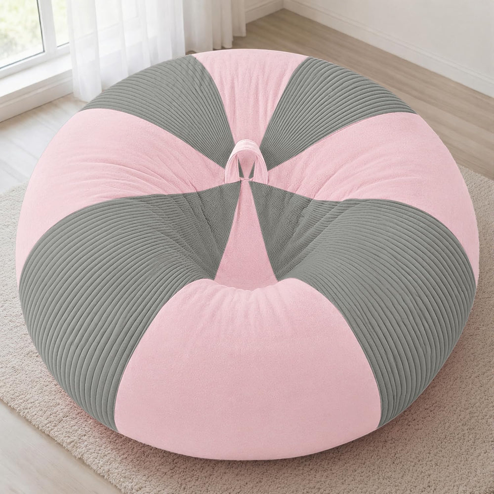 Homguava 6FT Bean Bag Chairs for Adult Teardrop Bean Bag with Memory Foam | B...
