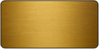 Brushed Metal Texture Desk Mat - Extended Mouse Pad & Desk Pad, Neoprene Surface, Non-Slip Rubber Base, Stitched Edges, Desk Protector for Keyboard & Mouse (Gold, 16x32)