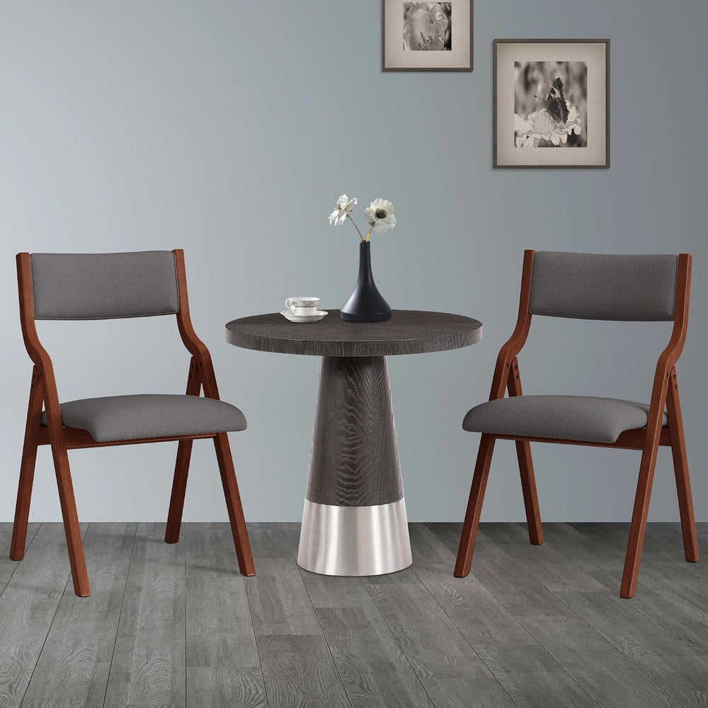 Folding Upholstered Dining Chairs 2-Piece Set,Ready to go | Upholstered with ...