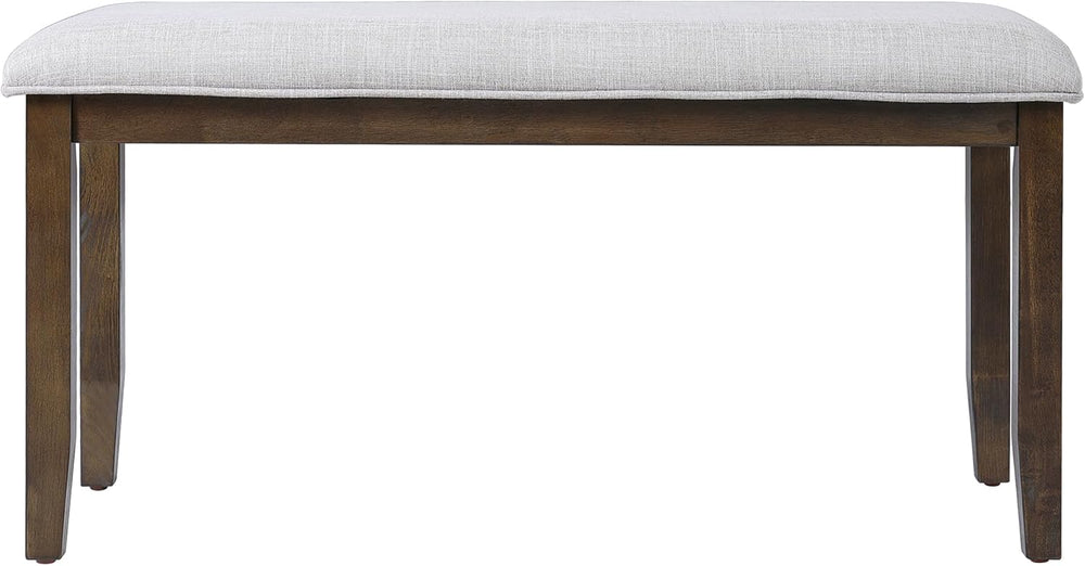 38-inch Small Upholstered Dining Bench, Vintage Wooden Bench Indoor, Entry Wa...