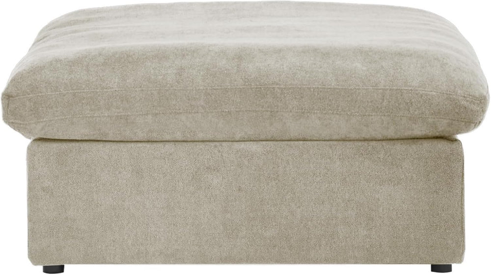 JACH Storage Ottoman for Living Room, Cushion Cover Removable, Minimalist Foo...