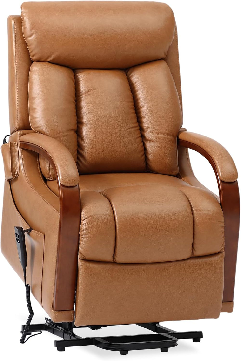 DYNOX Small Lift Chair Recliner with Heat and Massage, Dual Motor Power Lift ...