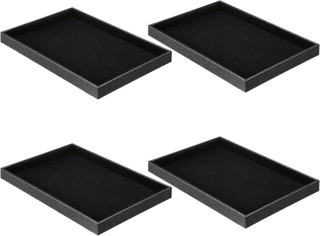 Quelay Stackable Jewelry Tray Jewelry Organizer Tray Showcase Display Empty Plate Bracelet Ring Earring Organizer