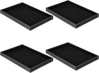 Quelay Stackable Jewelry Tray Jewelry Organizer Tray Showcase Display Empty Plate Bracelet Ring Earring Organizer