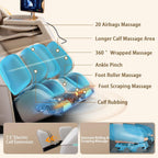 4D Massage Chair Full Body Zero Gravity OverSize Recliner with Body Scan | 55“ SL-Track,20 Auto Modes,11 Technique,40 Airbags Massage,with Yoga Stretch,APP Control,Negative Oxygen lons(Beige)
