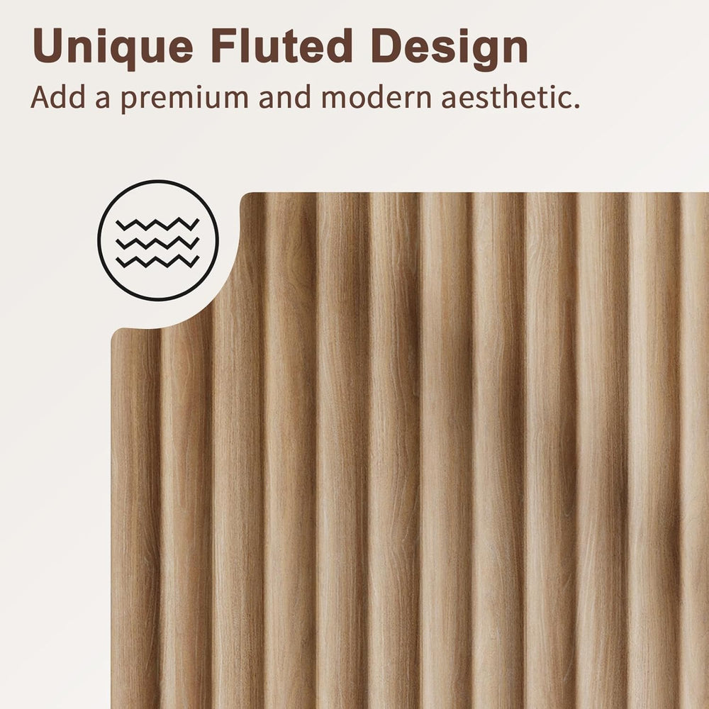 Memobarco Fluted Buffet Cabinet with Storage Accent Sideboard,Modern Credenza...