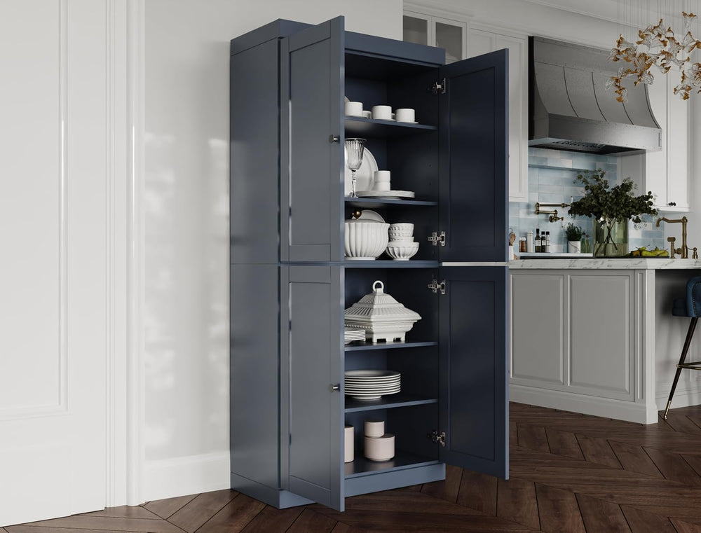 Palace Imports Solid Wood Kitchen Pantry Cabinet - 71.5" Tall x 32"...