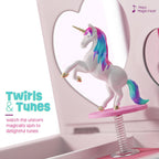 Pretty Me Unicorn Musical Jewelry Box for Kids - Gifts for Girls, Ages 3-8, Best Princess Room Toys Gift for Age 3, 4, 5, 6, 7, 8 Year Old Little Girl - Birthday Present Toy Ideas Music