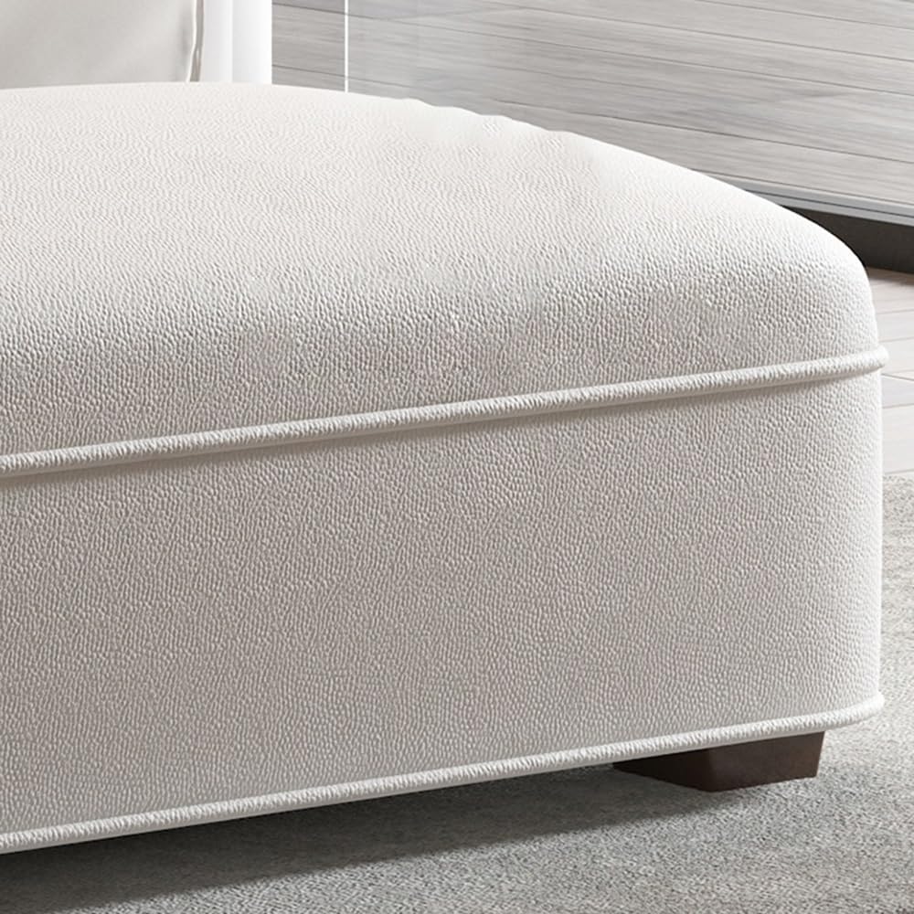 Modern Bed End Stool Bedside Modern Bedroom Leather Couch Cloakroom Long Benc...