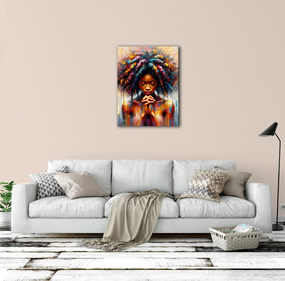 Abstract Woman Wall Art Canvas Print Framed Poster Picture Modern Artwork Wal...