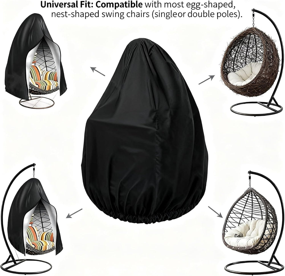 Heavy-Duty 210D Oxford Swing Cover-Waterproof UV-Resistant and Windproof Hamm...