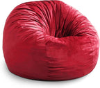 Hobestluk 4FT Bean Bag Chair Giant Bean Bag Chairs for Adults Large Bean Chairs with Removable Cover, Beanbag Chair with Filler, Adult Bean Bag Chairs for Living Room, Bedroom