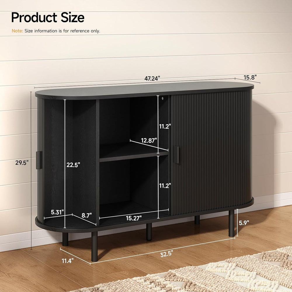 ONBRILL 48" Sideboard Buffet Cabinet with Storage, Storage Cabinet with ...