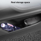 Yumzeco 2PCS Compatible 2021 2022 2023 2024 2025 2026 Tesla Model X Door Side Storage Box Tray, Front Row Door Side Organizer Tray for Tesla Model X Accessories 2021 2022 2023 2024 2025 2026