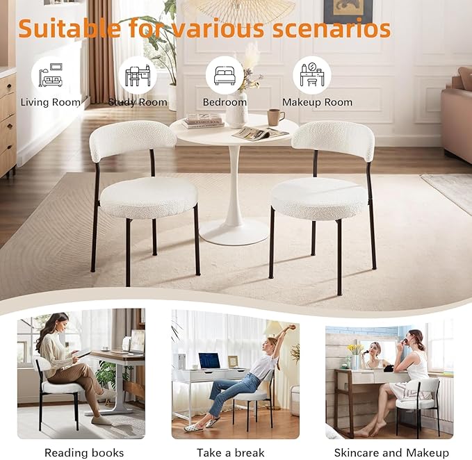 SoarFlash Kitchen Table and Chairs for 2, 31.5" Dining Table Set for 2 with Upholstered Chairs, 3 Piece Kitchen Table Set with Storage Shelf for Small Space, Apartment