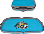 Toy Storage Organizer & Play Mat for Building Bricks & Blocks - Toy Storage Bags Play Mat with Zipper - Easy to Keep The Kids Rooms Neat & Tidy - 45 Inches Large Size - Blue