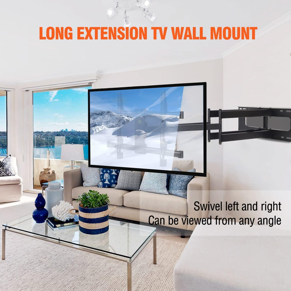 FORGING MOUNT Heavy Duty Long Arm TV Wall Mount with 43" Dual Articulati...