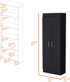 Tall Pantry Cabinet with Sleek 5-Shelf Storage,Sideboard Buffet Cabinet with Storage,Durable and Stylish,for Dining Room,Kitchen
