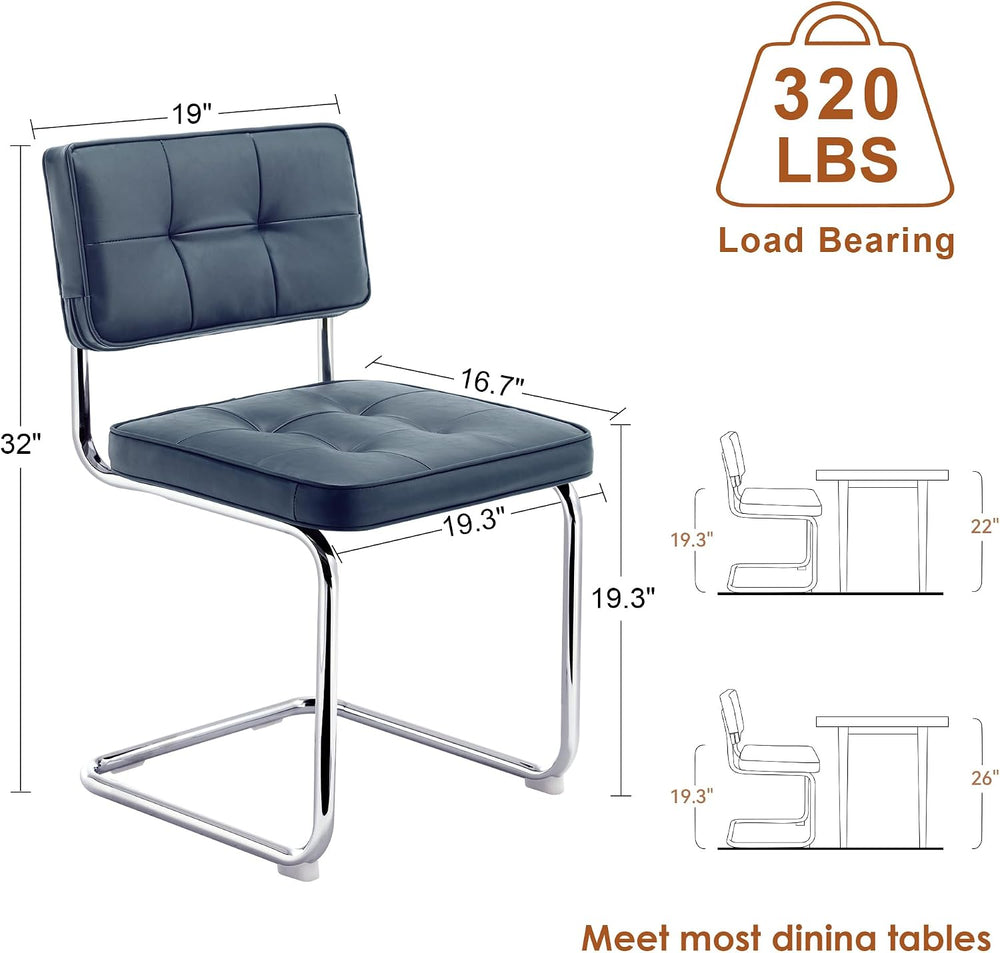ONEVOG Retro Kitchen & Dining Chairs Set of 2, Mid Century Modern Dining ...