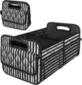 Deosk Car Trunk Organizer for SUVs, Cars and Trucks with 6 Big Pockets, Waterproof Polyester Storage Box