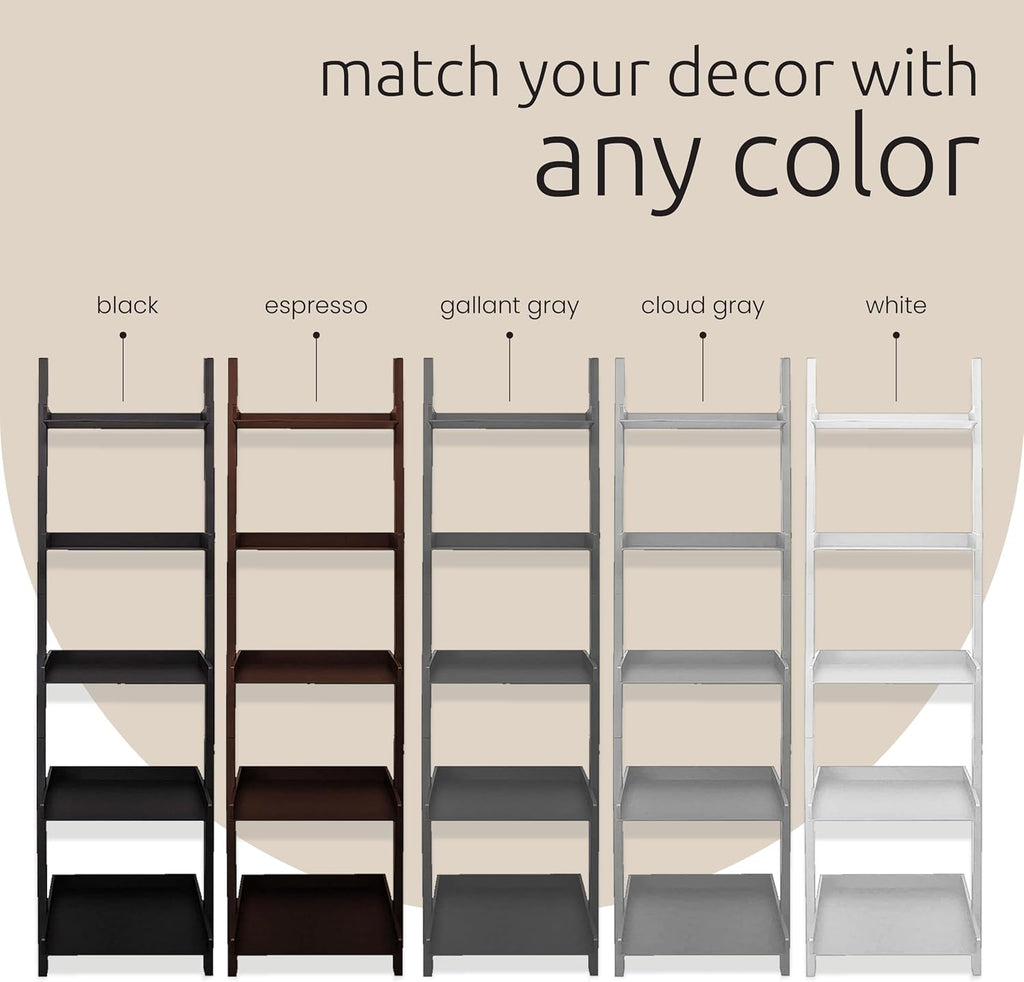 kieragrace Providence Hadfield Leaning Shelf - Matte Paint Black, 18" by 66"