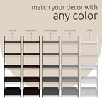 kieragrace Providence Hadfield Leaning Shelf - Matte Paint Black, 18" by 66"