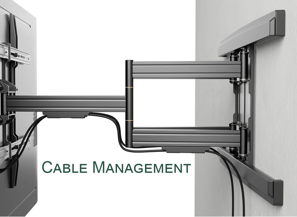 ynVISION.DESIGN Heavy Duty Full Motion TV Wall Mount for 65-100" TVs, XX...
