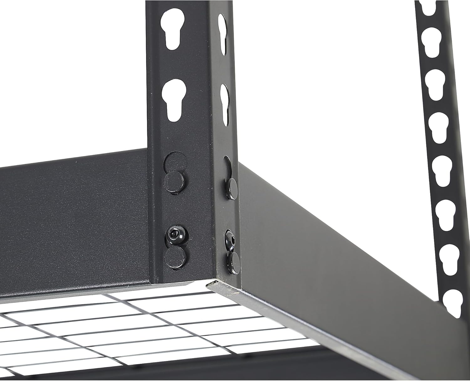 Klutch Garage Overhead Storage Rack with Adjustable Height, 48in.L x 24in.D, 23in.–37in.H