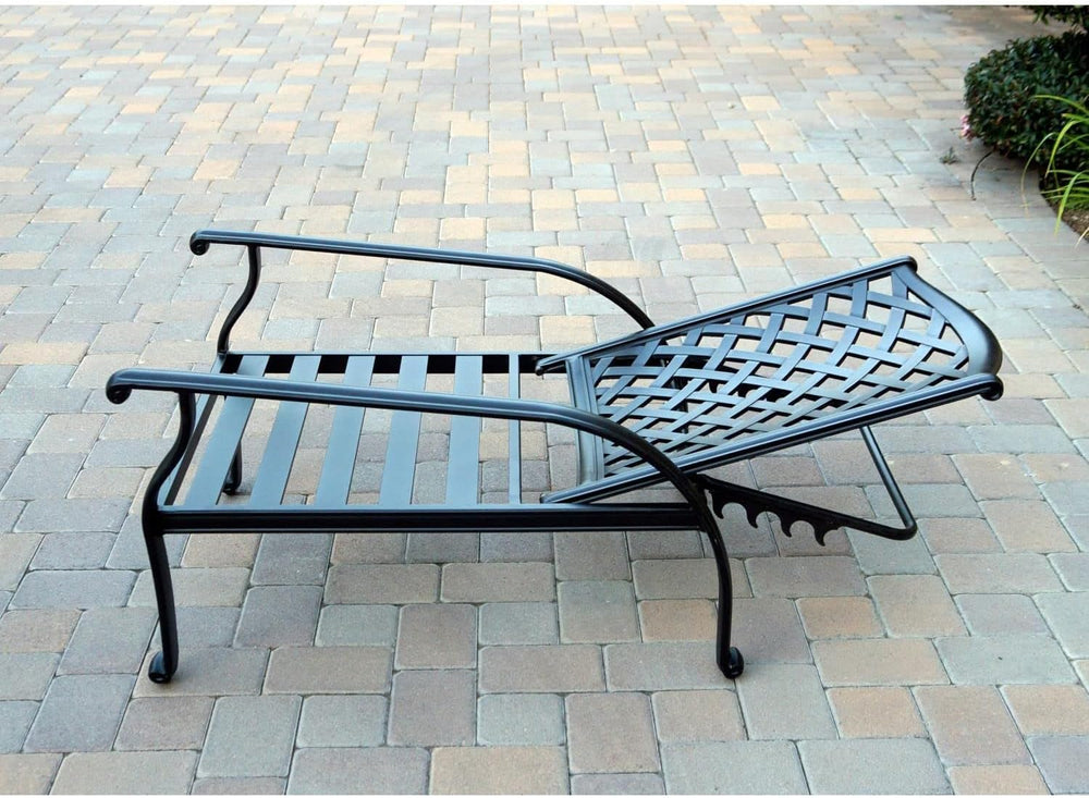 Darlee Nassau 5 Pc Cast Aluminum Seating Set w/ 24 Inch Series 60 Ice Bucket ...