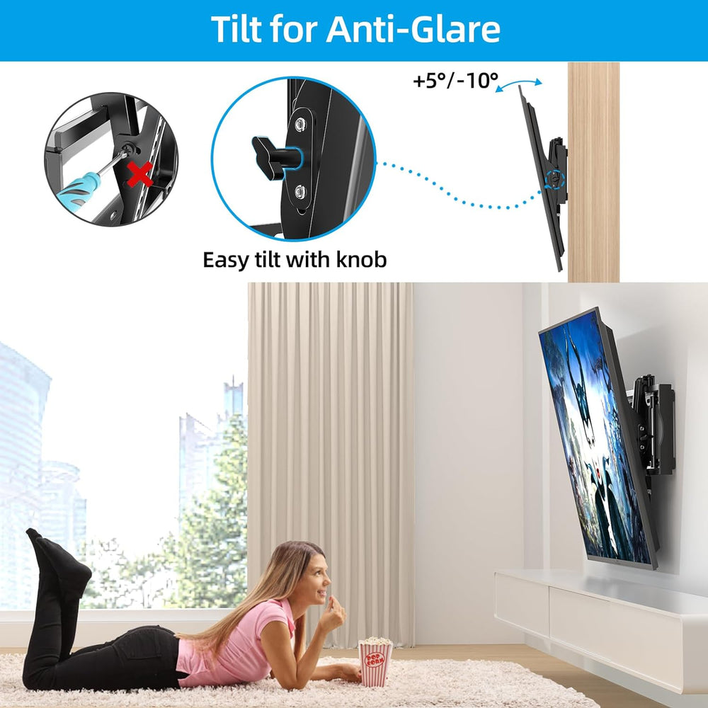 HOME VISION Heavy Duty Tilt TV Wall Mount for 48-120 Inch Flat Screen | Max V...