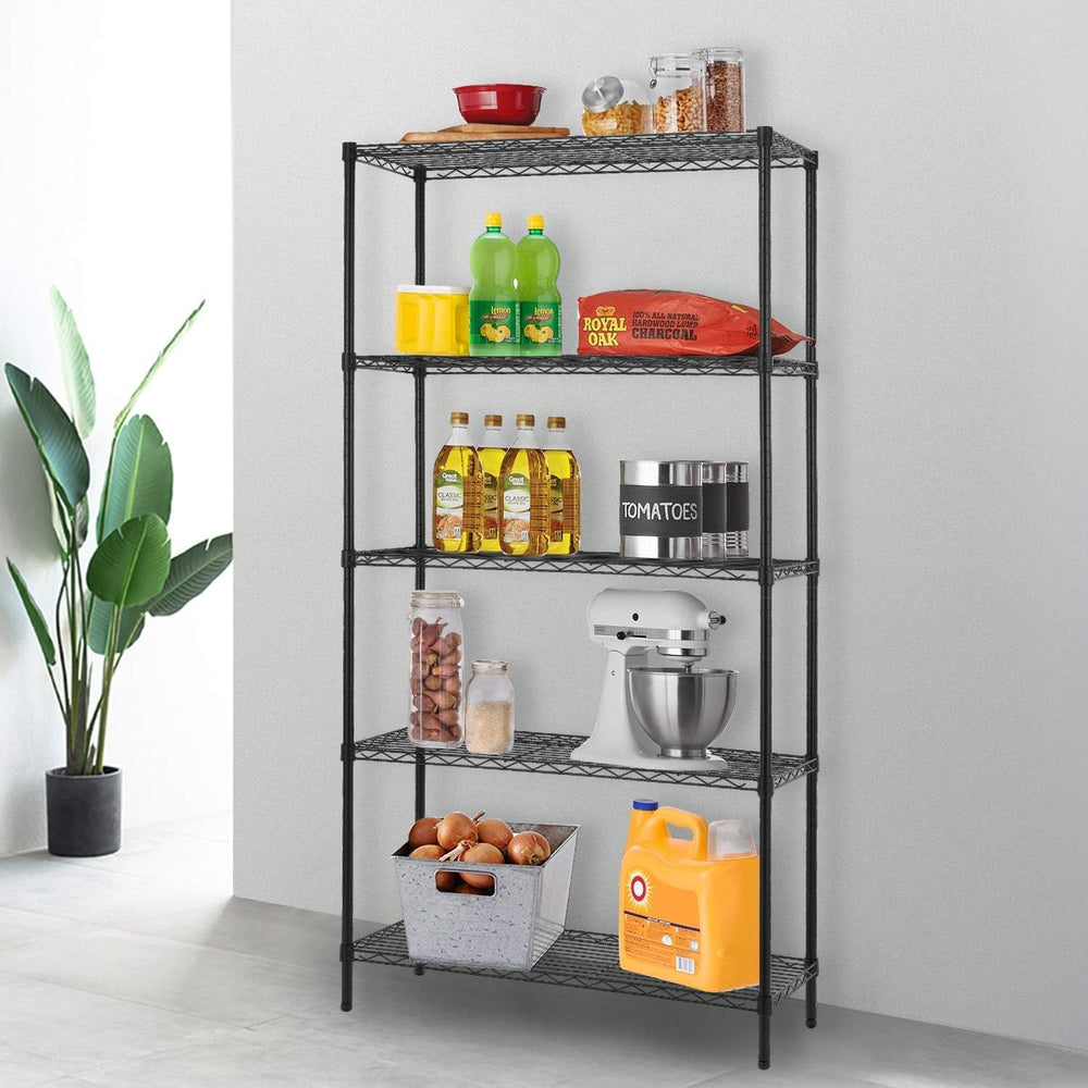 FDW 14" D×36" W×72" H Wire Shelving Unit Commercial Metal Shel...