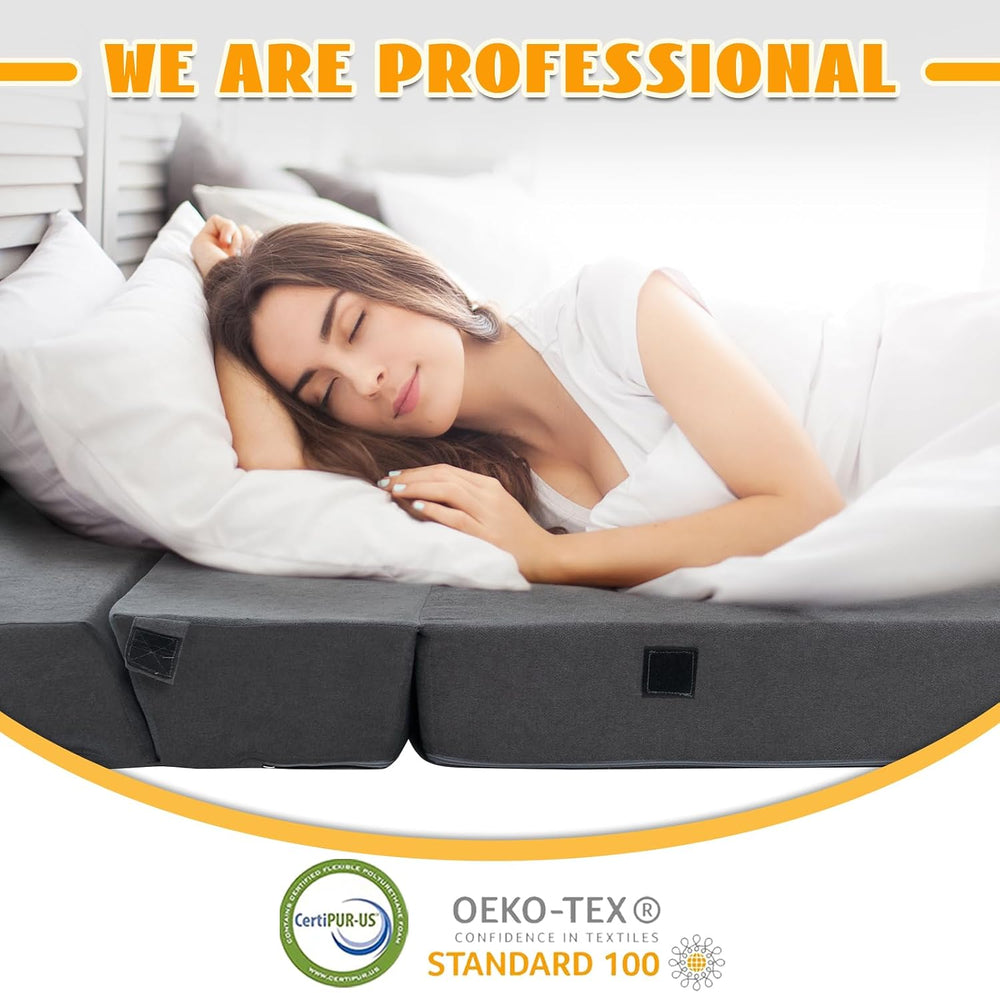 jela Foldable Sofa Bed Large Soft Foam Convertible Sleeper Chair Luxury Miss ...