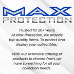 Max Protection 2 Row Card Storage Box - Toploader Storage Boxes - 1 Count | Made in USA, Cardboard, Shoe Style, White Corrugated, 200 Lb Test, Holds 1600+ Trading Sports Baseball Collectible