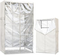 Waterproof Shelf Cover,Outdoor 600D Heavy Duty Dustproof Storage Shelves Cover,48''x19''x72'' Shelf Covers for Wire Shelving with Zippers,Storage Rack Covers with Clear Front